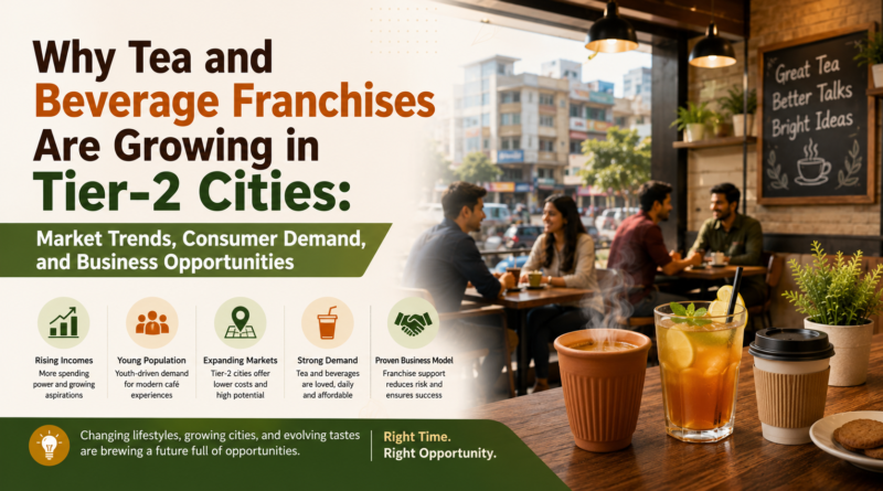 Why Tea and Beverage Franchises Are Growing in Tier-2 Cities Market Trends, Consumer Demand, and Business Opportunities