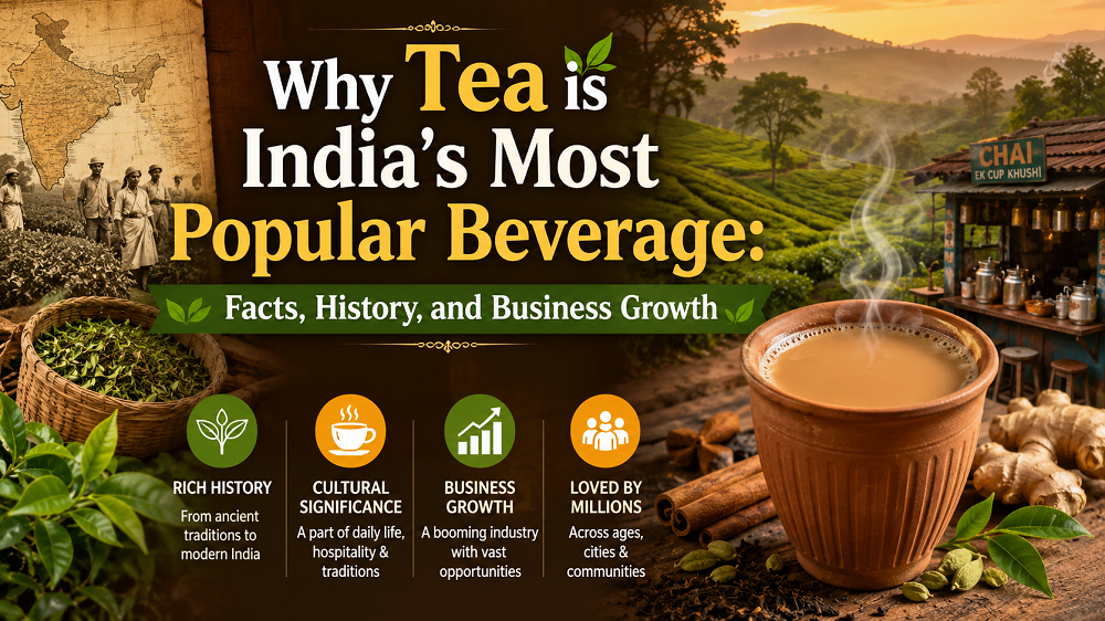Why Tea is India's Most Popular Beverage Facts, History, and Business Growth